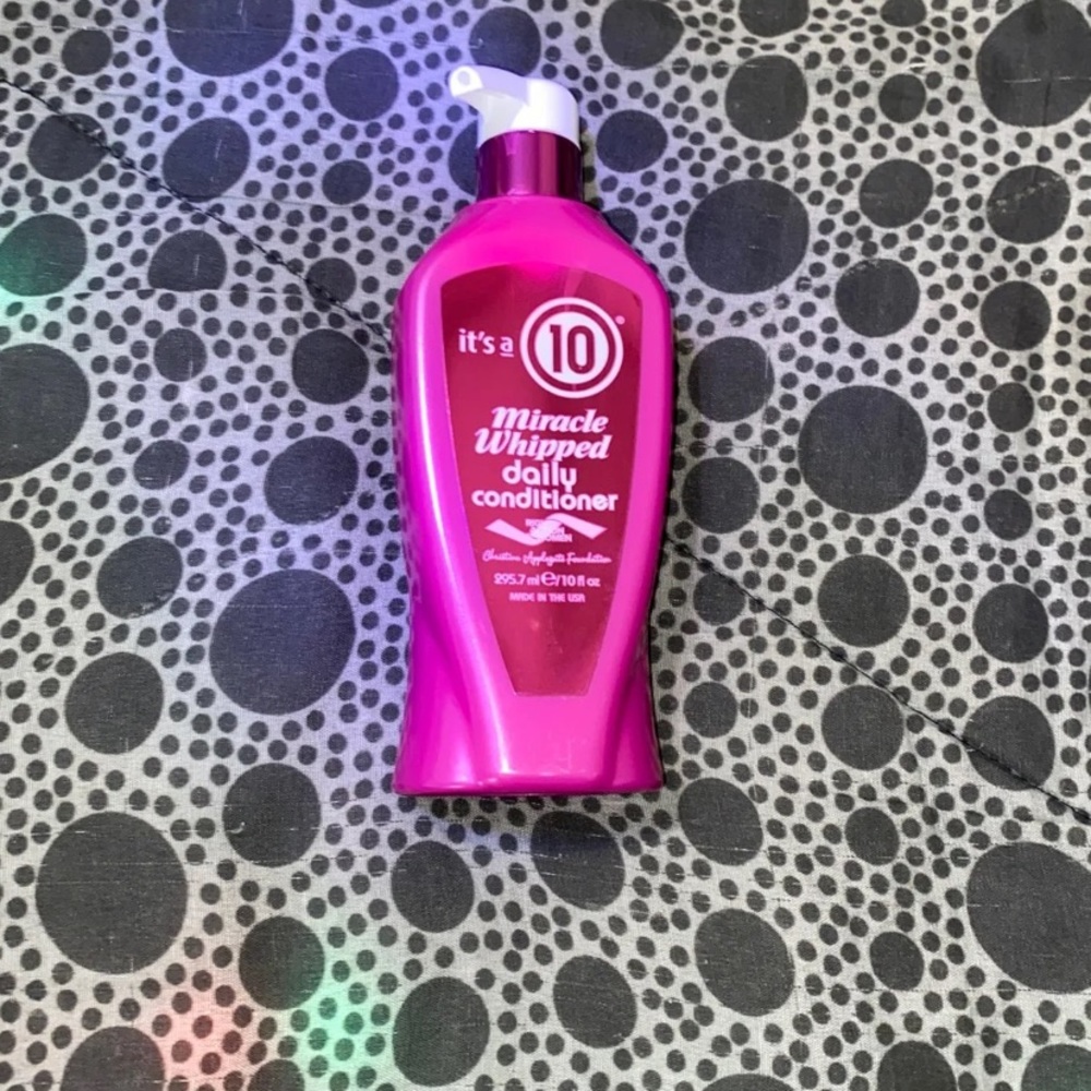 It’s a 10 miracle whipped daily conditioner